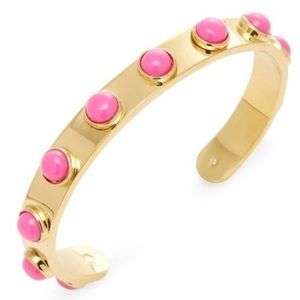 Kate Spade Gold Pink Cuff Bracelet
